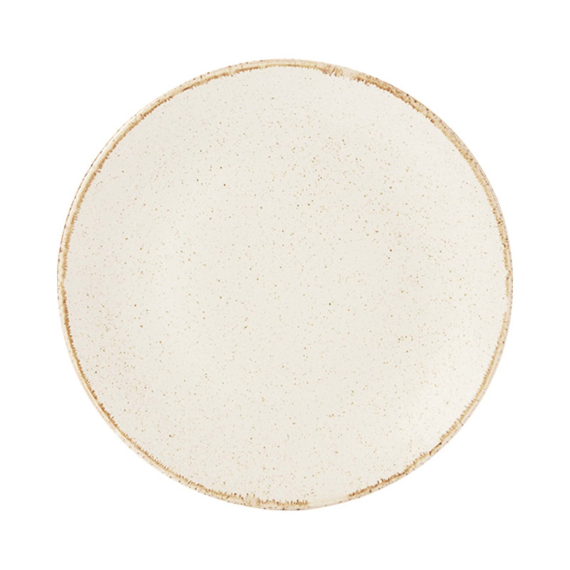 Assiette plate sablée - 240 mm - Finedine  au meilleur prix sur Restock CHR