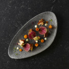 Assiette Plate Raku Quartz Noir Evolve 6.5" / 165 mm - Finedine  au meilleur prix sur Restock CHR