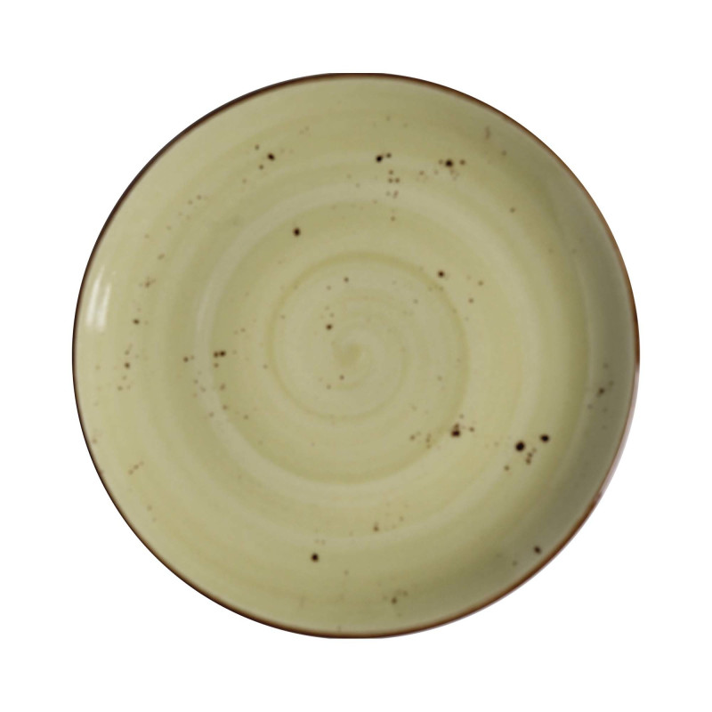 Assiette plate olive - 240 mm - Finedine  au meilleur prix sur Restock CHR