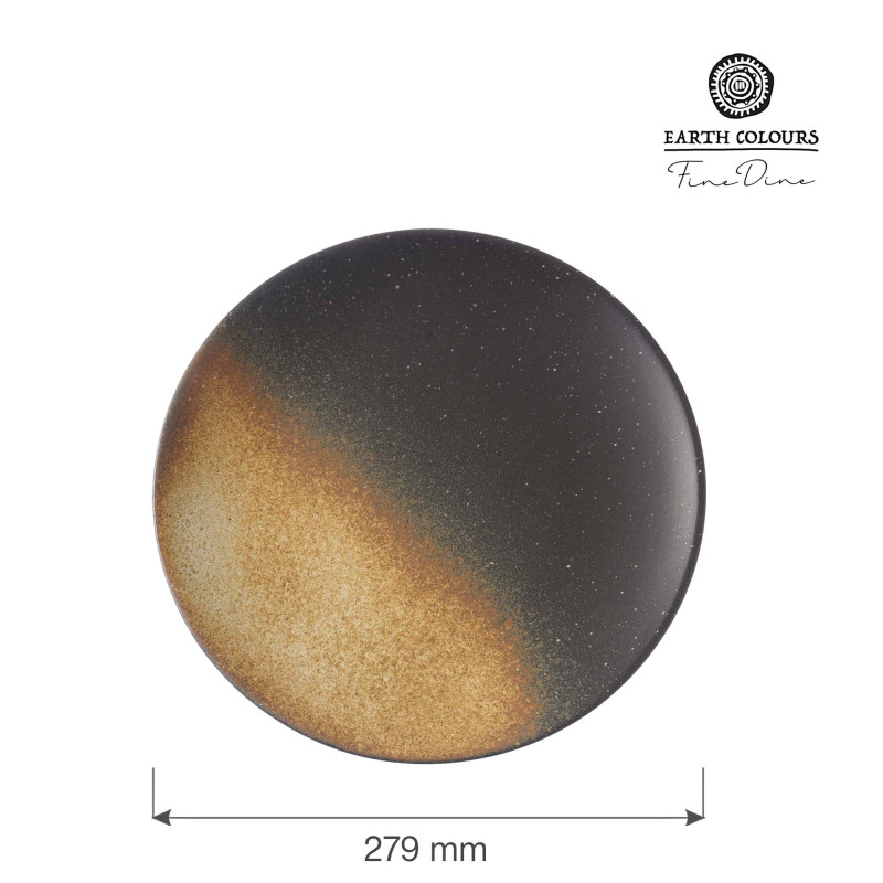 Assiette plate Moon - 279 mm - Finedine  au meilleur prix sur Restock CHR