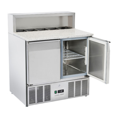 Saladette réfrigérée pizza GN1/1 CRP 90A - Cool Head  au meilleur prix sur Restock CHR