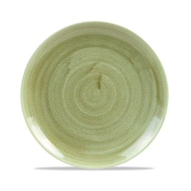 Assiette Plate Evolve Vert Patiné Fini Pierre 8.67" / 217 mm - Finedine  au meilleur prix sur Restock CHR