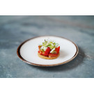 Assiette plate en porcelaine blanche - 260 mm - Finedine  au meilleur prix sur Restock CHR