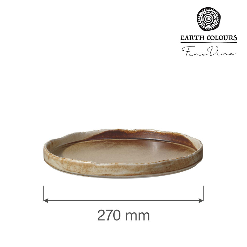 Assiette plate Constancy 270 mm - Finedine  au meilleur prix sur Restock CHR