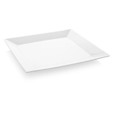 Assiette plate carrée Bianco - 260x260mm - Finedine  au meilleur prix sur Restock CHR