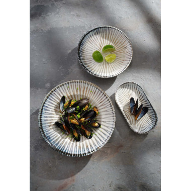 Assiette plate ammonite 270 mm - Finedine  au meilleur prix sur Restock CHR