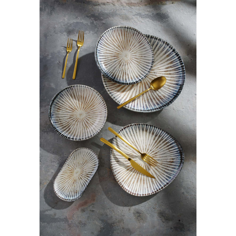 Assiette plate ammonite 270 mm - Finedine  au meilleur prix sur Restock CHR