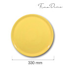 Plaque à pizza spéciale - jaune - 330 mm - Finedine  au meilleur prix sur Restock CHR