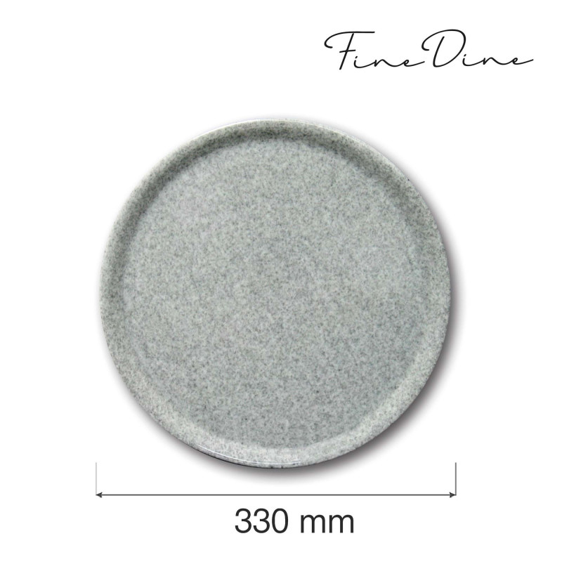 Plaque à pizza spéciale - granit - 330 mm - Finedine  au meilleur prix sur Restock CHR