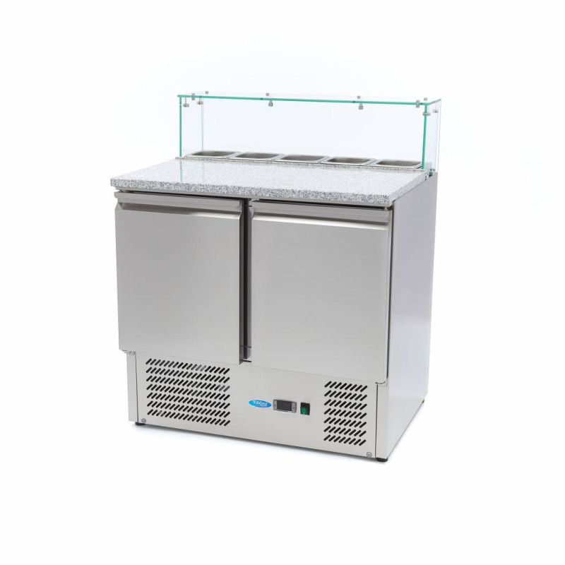 Réfrigérateur pizza - 90 cm - 5 bacs GN 1/6 - Maxima  au meilleur prix sur Restock CHR