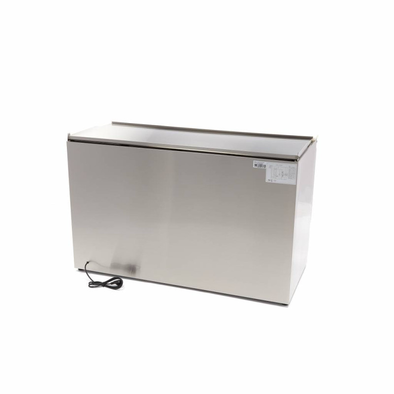 Saladette professionnelle 400L 137cm 3 portes inox avec planche à découper - Maxima  au meilleur prix sur Restock CHR