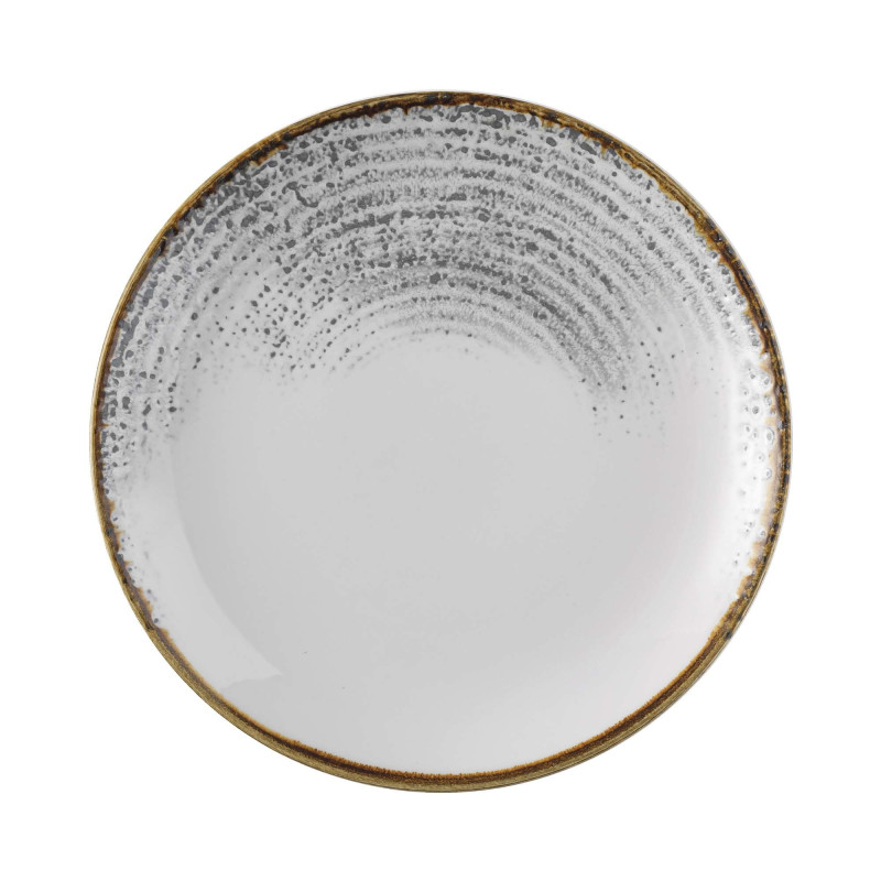 Assiette  plate Jasper Grey Homespun Accents - 260 mm - Finedine  au meilleur prix sur Restock CHR