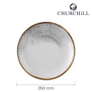 Assiette  plate Jasper Grey Homespun Accents - 260 mm - Finedine  au meilleur prix sur Restock CHR