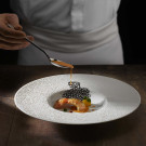 Assiette de présentation ronde L Couture 320 mm - Finedine  au meilleur prix sur Restock CHR