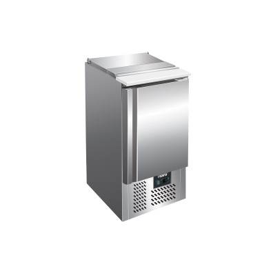 Saladette inox - 1 porte - GN1/1 - Professionnel - Saro  au meilleur prix sur Restock CHR