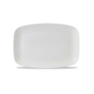 Assiette oblongue blanche pour chefs 344x234 mm - Finedine  au meilleur prix sur Restock CHR
