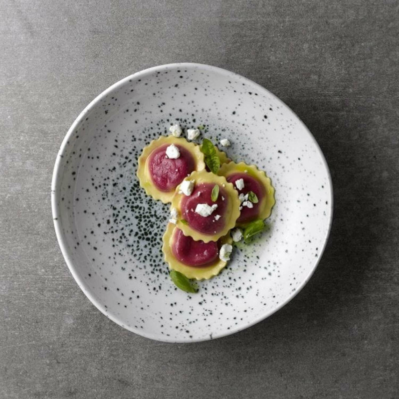 Assiette ronde en minéral bleu 7 1/4" / 186 mm - Finedine  au meilleur prix sur Restock CHR