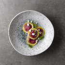 Assiette ronde en minéral bleu 7 1/4" / 186 mm - Finedine  au meilleur prix sur Restock CHR