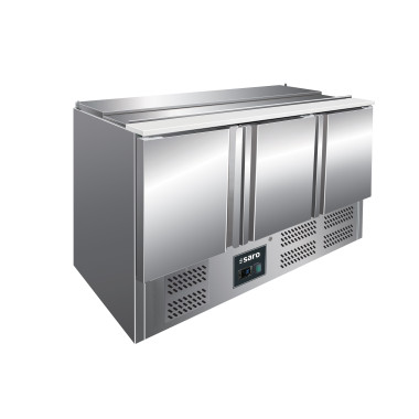 Saladette inox - 3 portes - GN1/1 - Professionnel - Saro  au meilleur prix sur Restock CHR