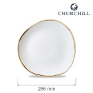 Assiette ronde Stonecast Barley White - 286 mm - Finedine  au meilleur prix sur Restock CHR
