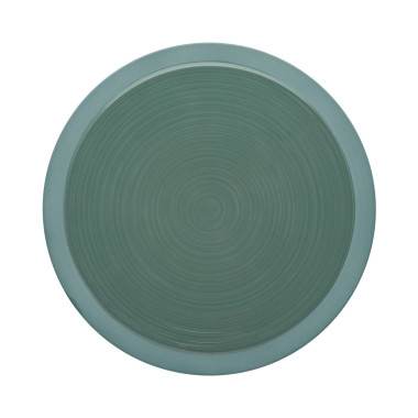 Assiette ronde en argile verte Bahia 260 mm - Finedine  au meilleur prix sur Restock CHR