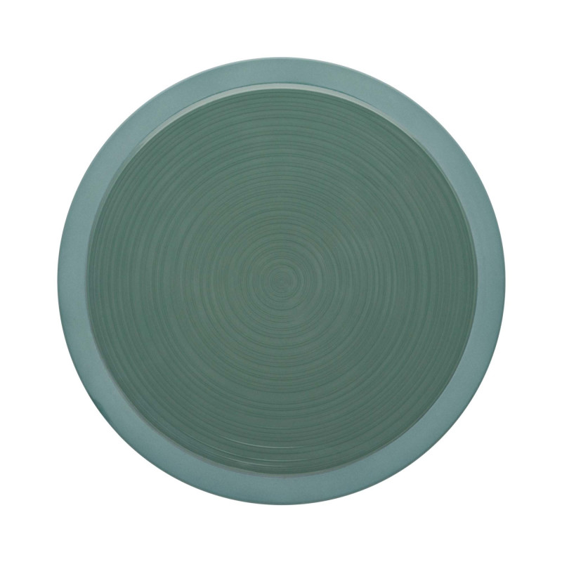 Assiette ronde en argile verte Bahia 260 mm - Finedine  au meilleur prix sur Restock CHR