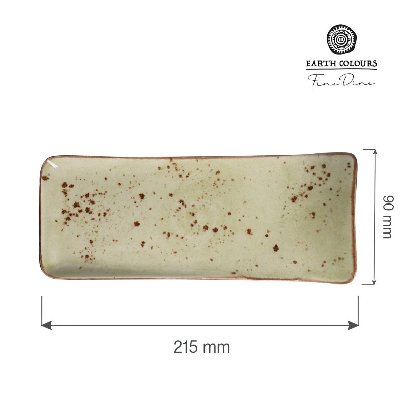 Plat de service pour olives 90mm - 215x90mm - Finedine  au meilleur prix sur Restock CHR
