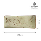 Plat de service pour olives 90mm - 215x90mm - Finedine  au meilleur prix sur Restock CHR