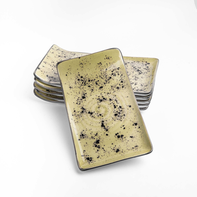 Plat de service pour olives 90mm - 215x90mm - Finedine  au meilleur prix sur Restock CHR