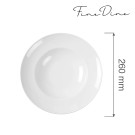 Assiette à pâtes Bianco - 260 mm - Lot de 6 - Finedine  au meilleur prix sur Restock CHR