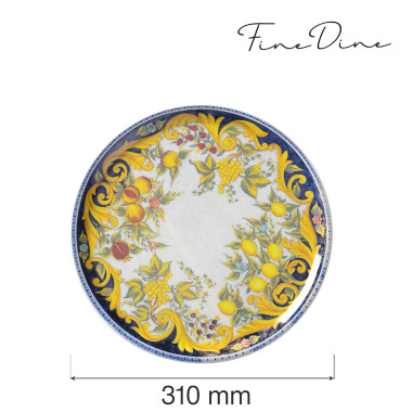 Assiette à pizza Barocco spéciale - 310 mm - Finedine  au meilleur prix sur Restock CHR