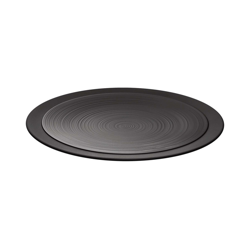 Assiette à dîner ronde Bahia Onyx 230 mm - Finedine  au meilleur prix sur Restock CHR