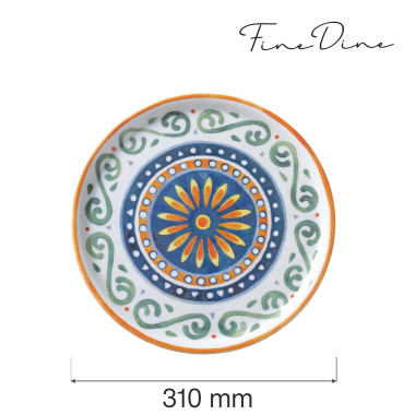 Assiette à pizza spéciale Capri - 310 mm - Finedine  au meilleur prix sur Restock CHR