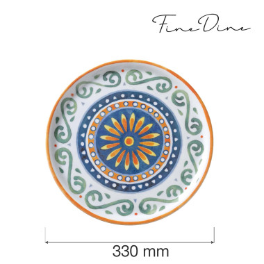 Assiette à pizza spéciale Capri - 330 mm - Finedine  au meilleur prix sur Restock CHR