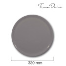 Assiette spéciale pizza - grise - 330 mm - Finedine  au meilleur prix sur Restock CHR