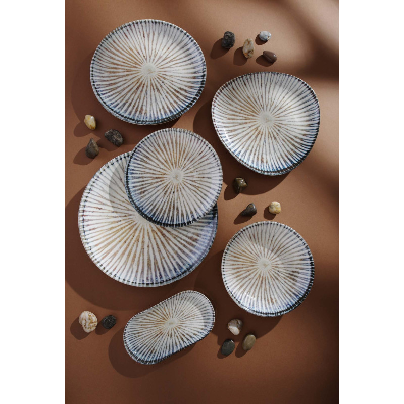 Assiette à bord haut Ammonite 210 mm - Finedine  au meilleur prix sur Restock CHR