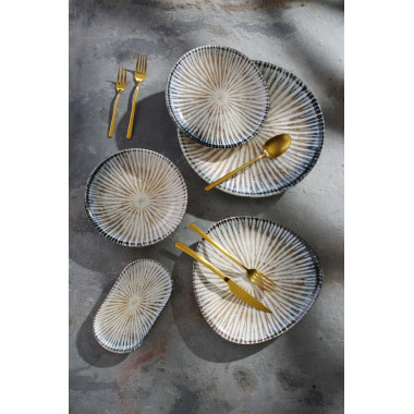 Assiette à bord haut Ammonite 210 mm - Finedine  au meilleur prix sur Restock CHR