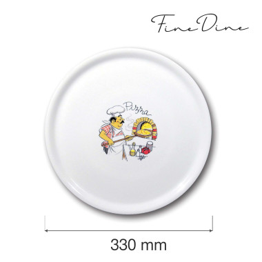 Plat à pizza spécial - décoré - 330 mm - Finedine  au meilleur prix sur Restock CHR
