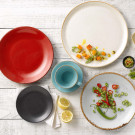 Assiette à pizza en charbon - 280 mm - Finedine  au meilleur prix sur Restock CHR