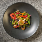 Assiette à pizza en charbon - 280 mm - Finedine  au meilleur prix sur Restock CHR