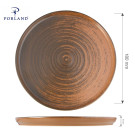 Assiette haute Lykke Brown - 180 mm - Finedine  au meilleur prix sur Restock CHR