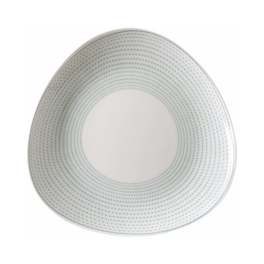 Assiette triangulaire verte 260 mm - Finedine  au meilleur prix sur Restock CHR