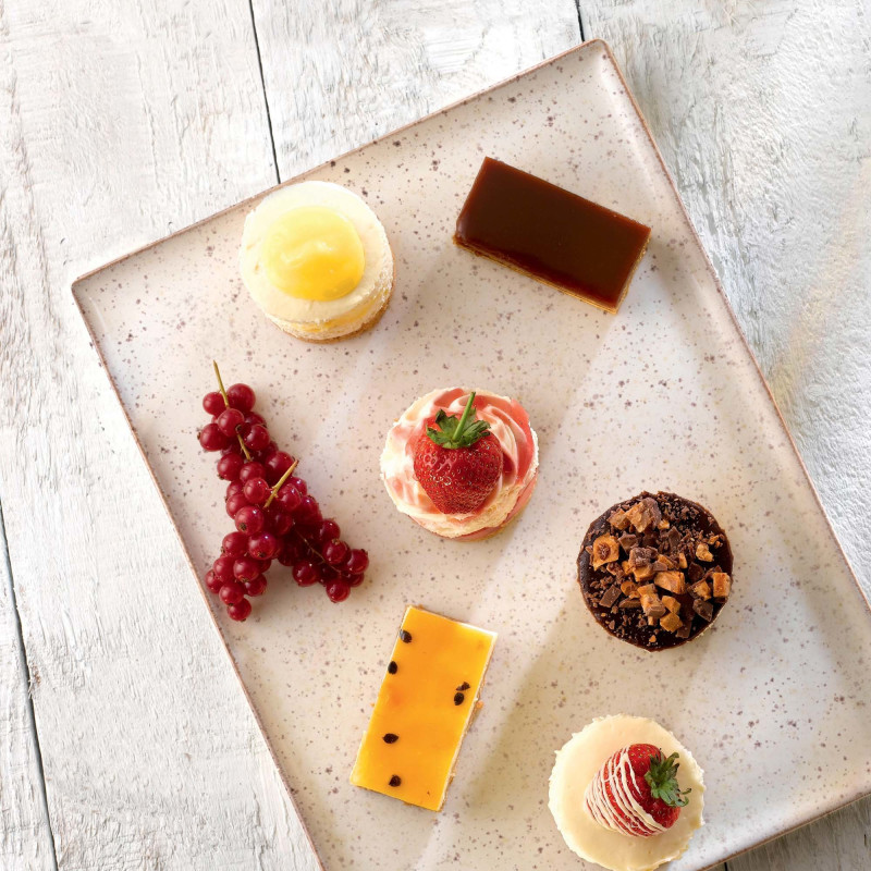 Assiette à pizza en sable - 280 mm - Finedine  au meilleur prix sur Restock CHR