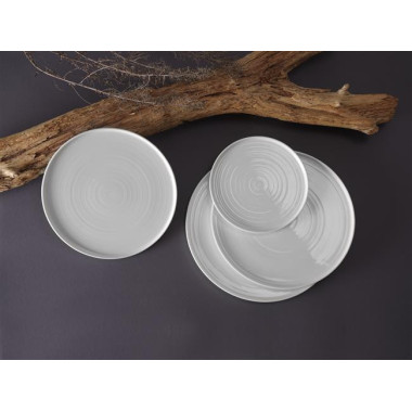 Assiette ronde avec bord - 210 mm - Finedine  au meilleur prix sur Restock CHR