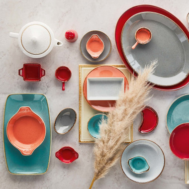 Assiette à pizza ambre - 280 mm - Finedine  au meilleur prix sur Restock CHR