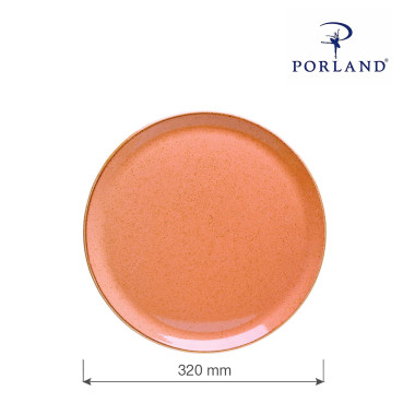 Assiette à pizza ambre - 320 mm - Finedine  au meilleur prix sur Restock CHR