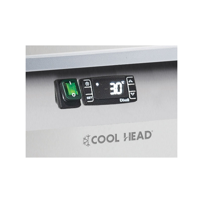 Comptoir réfrigéré pour plateaux 600x400mm - PA 2100 - Cool Head  au meilleur prix sur Restock CHR