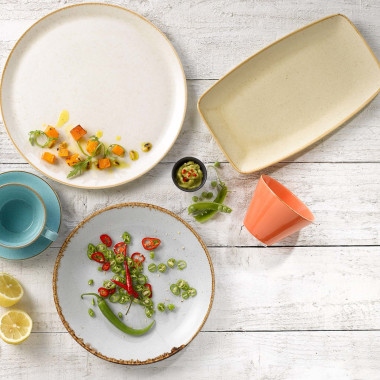 Assiette à pizza Sun - 280 mm - Finedine  au meilleur prix sur Restock CHR