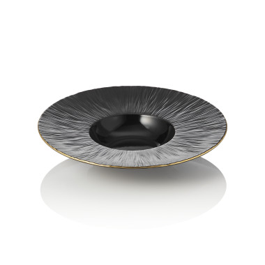 Assiette à pâtes 24 cm noir bord doré MAYA (x3) KURO professionnel - Was Germany  au meilleur prix sur Restock CHR
