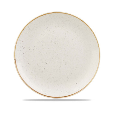 Coupe plate Stonecast Barley White - 288 mm - Finedine  au meilleur prix sur Restock CHR